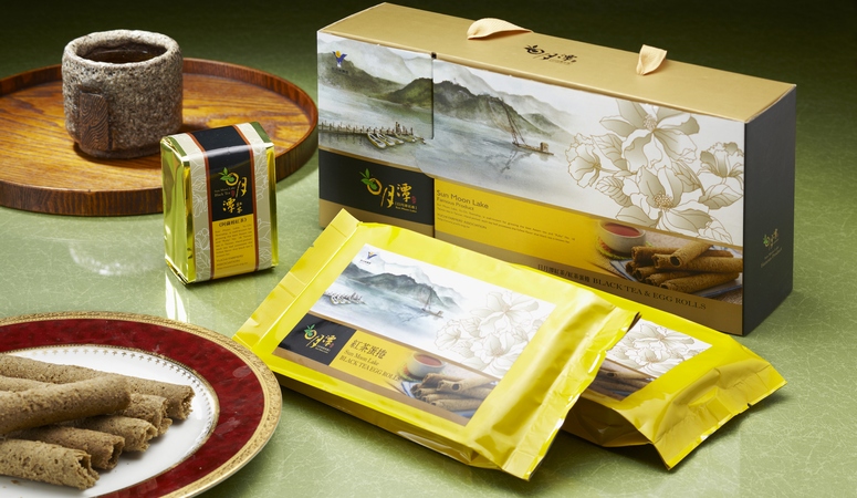 台灣農村優良伴手禮-南投縣魚池鄉日月潭茶之捲禮盒