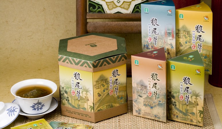 台灣農村優良伴手禮-臺南市新營區牧草茶飲伴手禮-四喜牧草茶飲