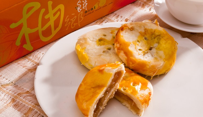 台灣農村優良伴手禮-彰化縣二水鄉柚鄉餅、副總統餅 (東閔餅)