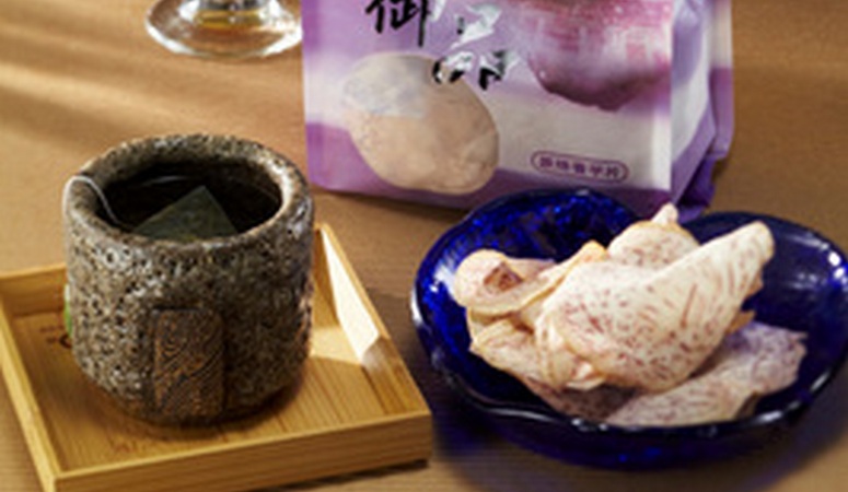 台灣農村優良伴手禮-臺中市大甲區紫香御品-香芋片