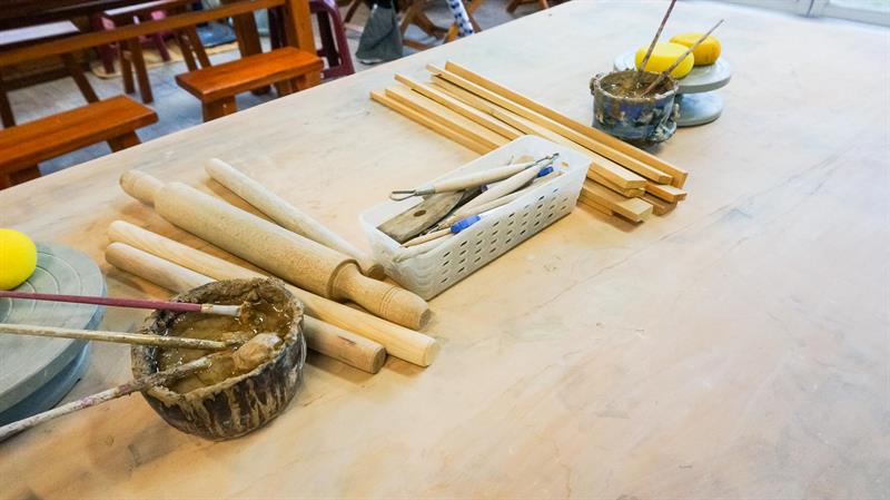 The Handmade Class in the Pottery Classroom of Taitung White House