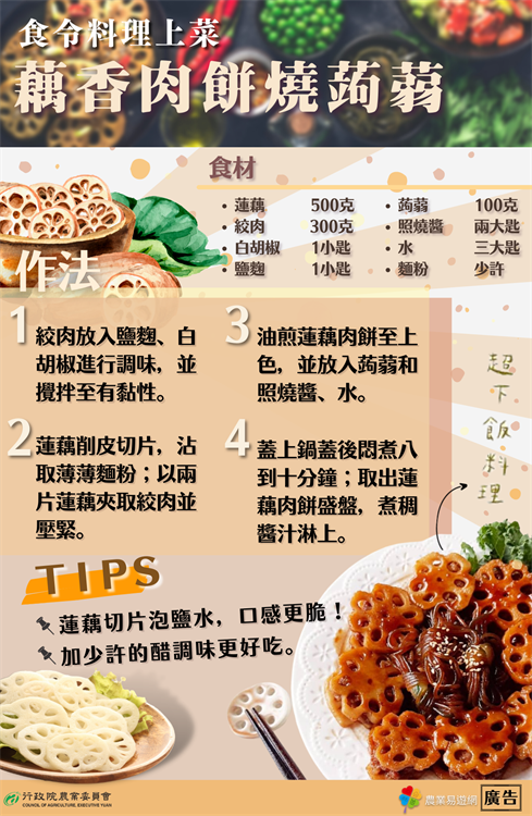 [Seasonal Recipe] Lotus Roots for Braised Meat Pie with Konjac