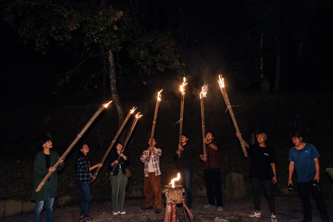 山や水で戯れる子供になる｜茶山休閒農業区