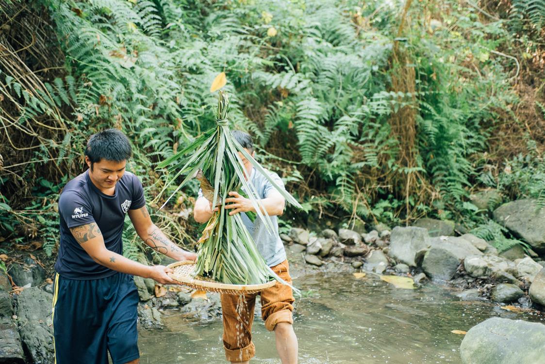 山や水で戯れる子供になる｜茶山休閒農業区