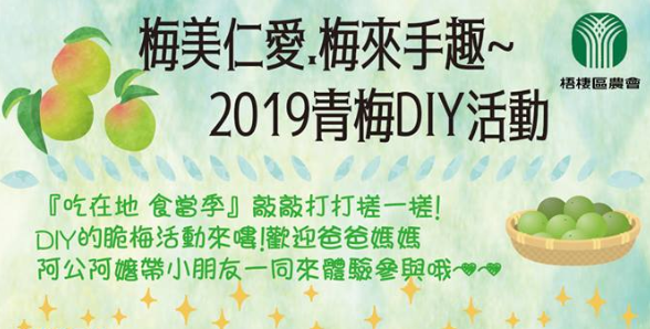 2019青梅DIY活動-梅美仁愛.梅來手趣