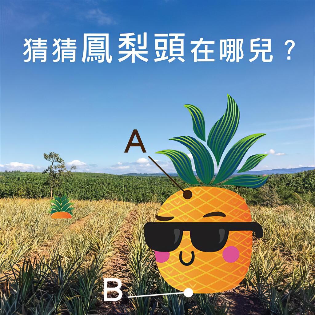 鳳梨頭，西瓜尾