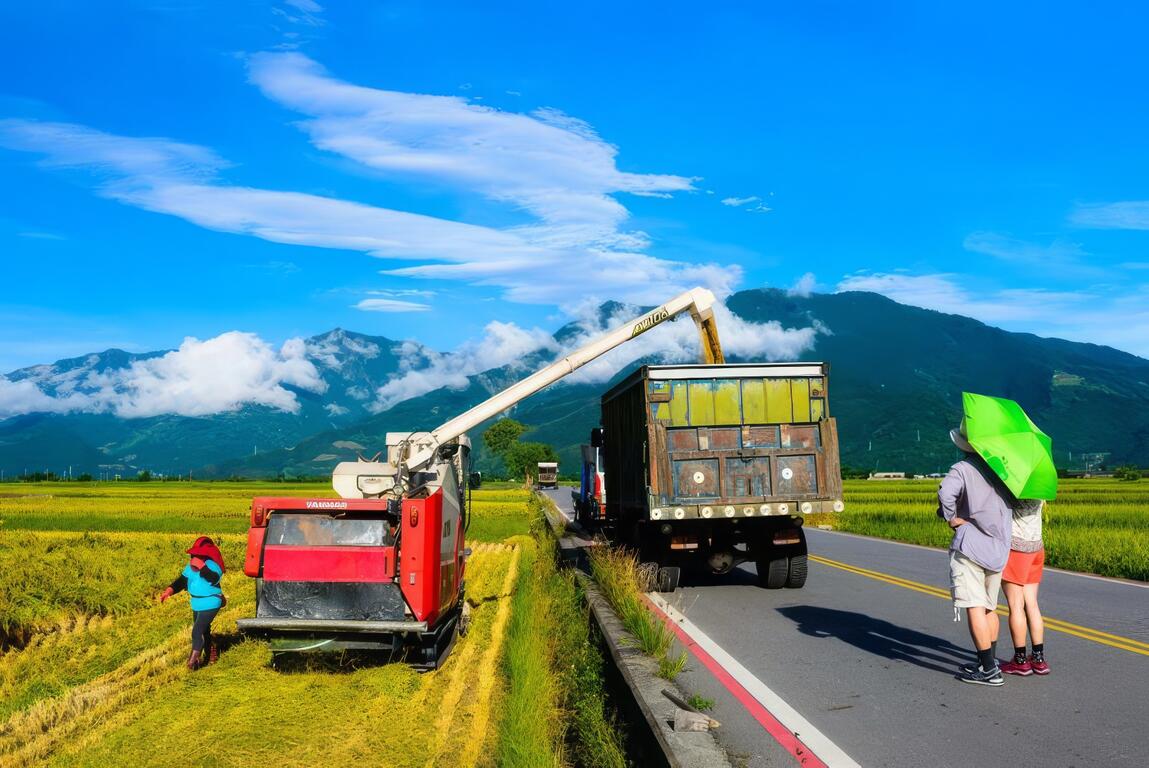 看樹、看田、看人情，這些都是伯朗大道最精彩的環節。