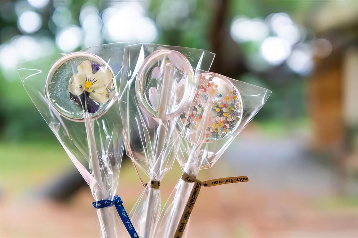 DIY：押花棒棒糖