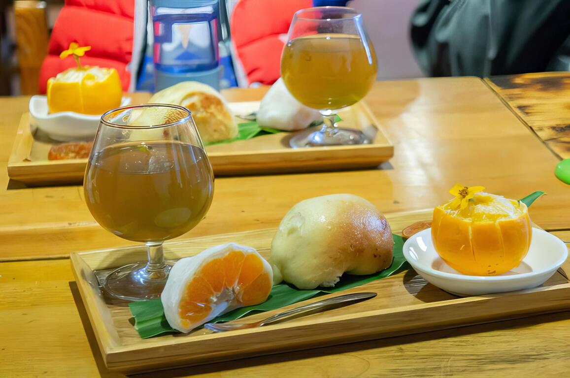 下午茶：一桔五吃