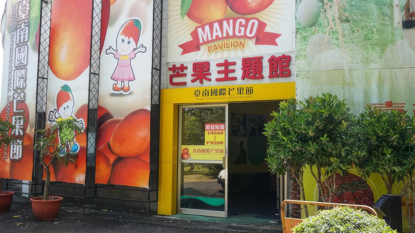 圖說：芒果主題館內介紹各種芒果知識，值得帶小朋友瞧瞧。