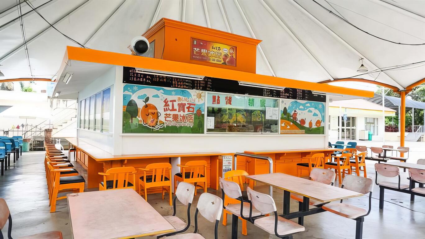圖說：農場內也有芒果冰店。