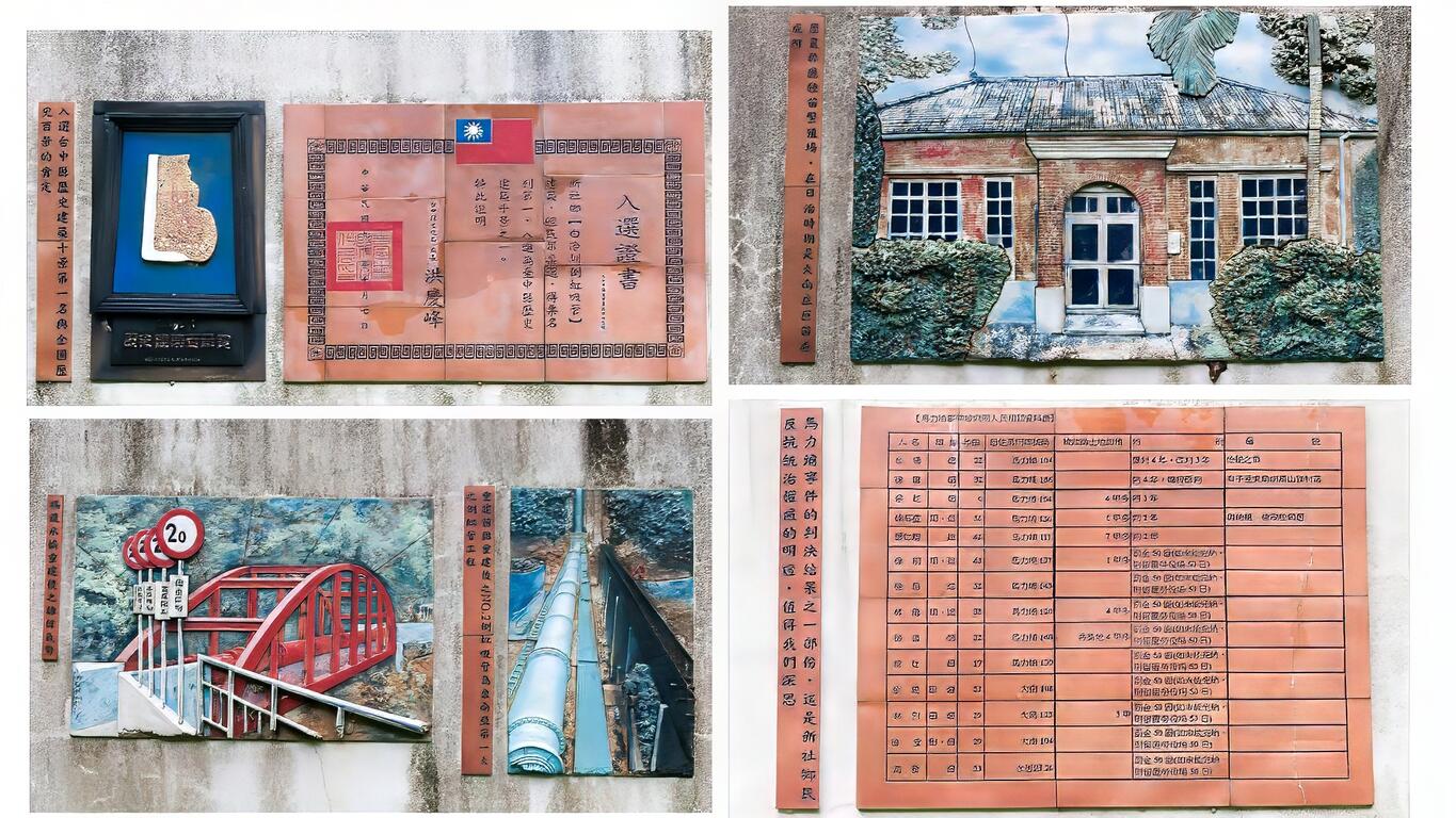 包含清代時原住民語漢人聚落分佈、蔗苗養成所與馬力埔事件、白冷圳入選證書與附近歷史性水利設施等紀錄。