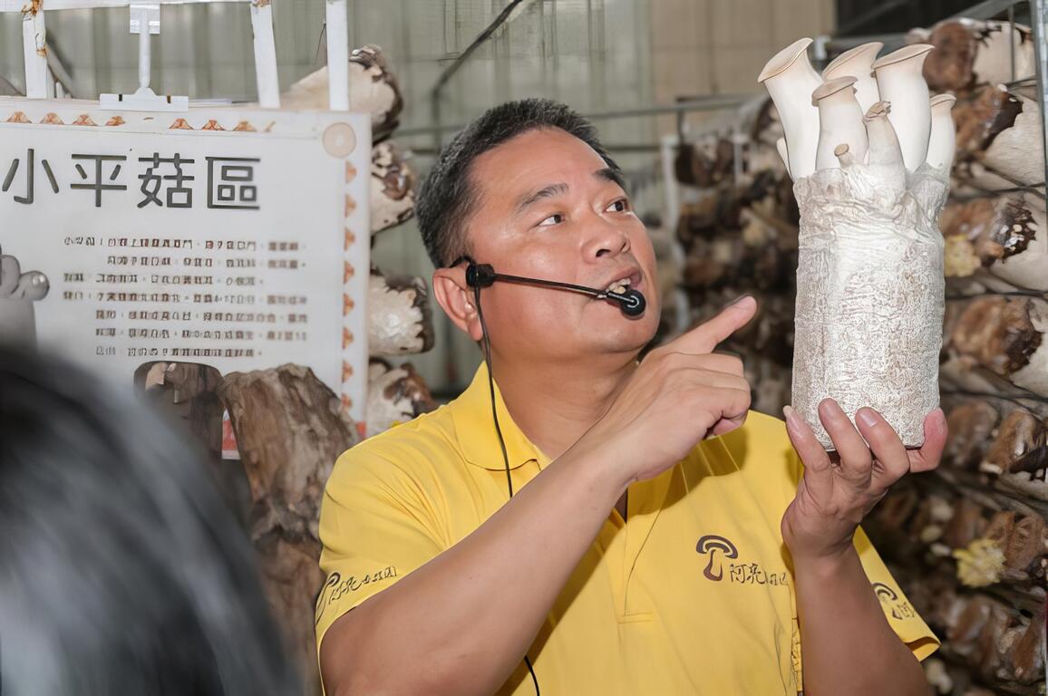 阿亮香菇園老闆「阿亮」，本名侯文亮