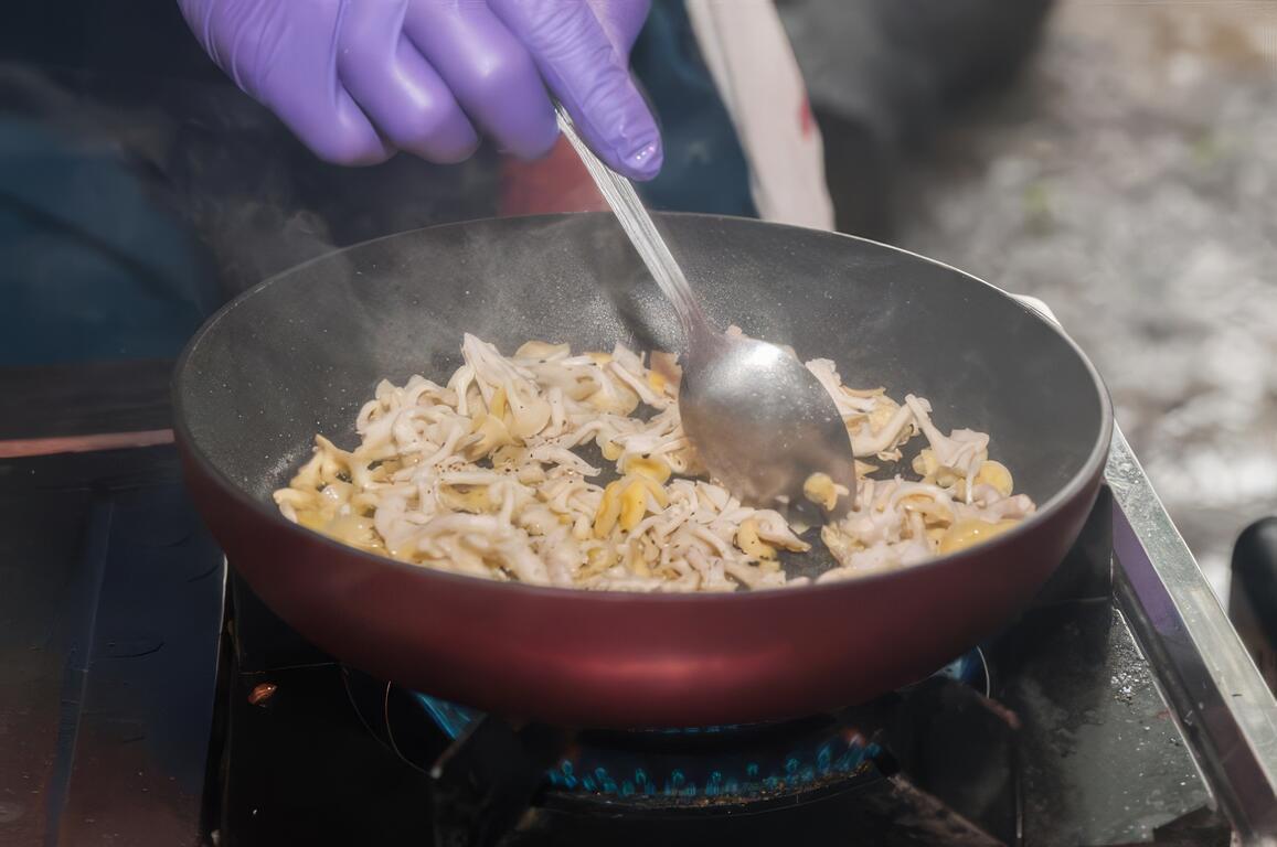 煎，不過度翻炒下，享受口感的變化