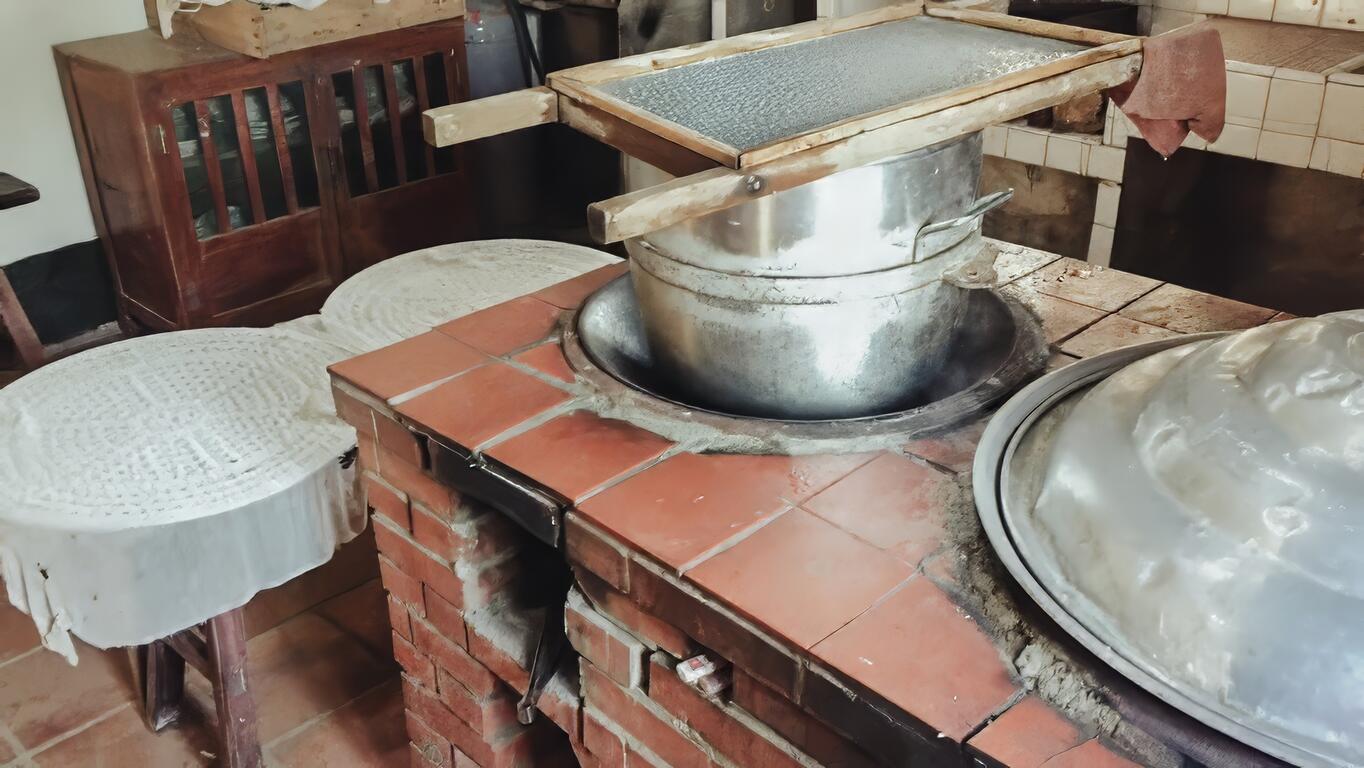 挫籤米苔目DIY。