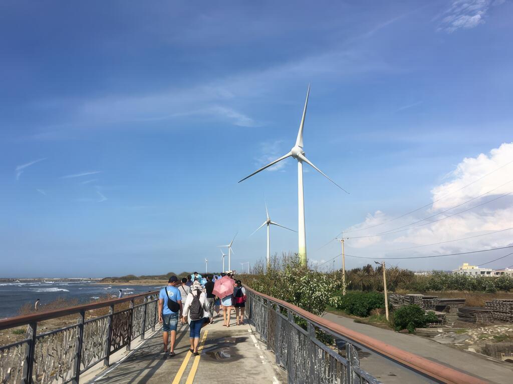 漫步在岸邊 迎風逍遙遊