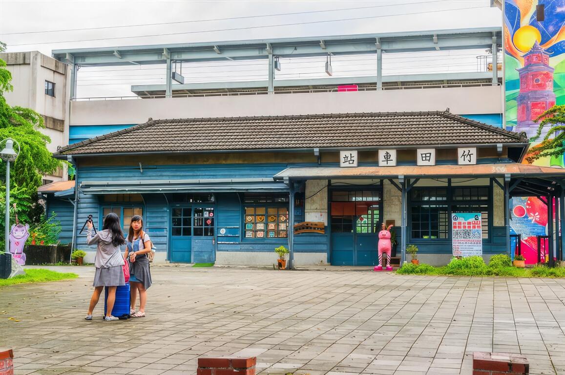 竹田站舊站房為台鐵屏東線上唯一保存的木造車站