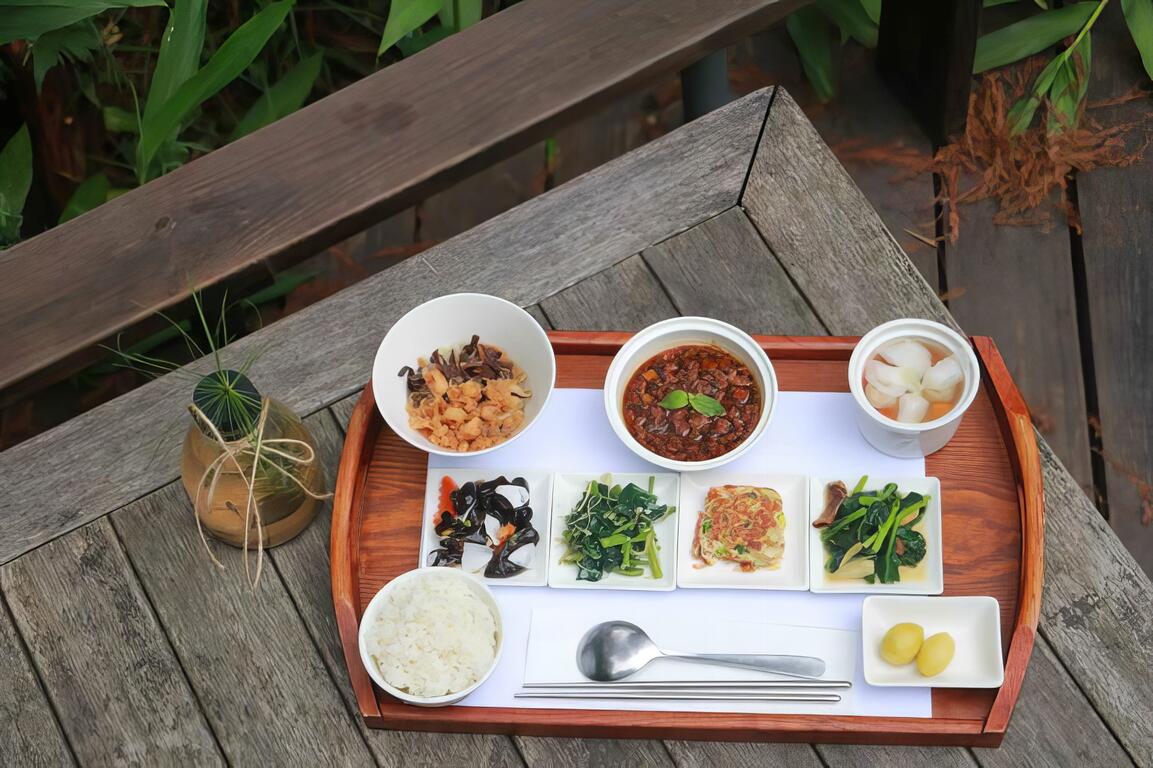 圖說：花泉休閒農場風味餐點