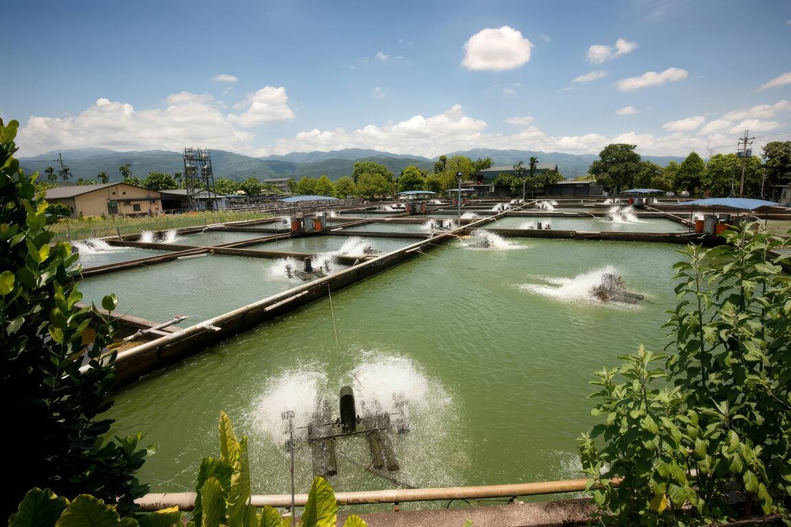 圖說：年產量高達一百公噸的香魚養殖場