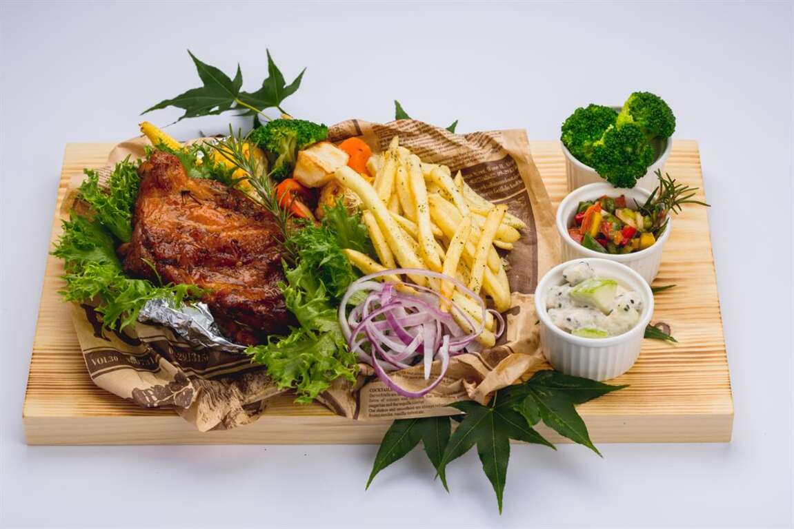 泰式迷迭香雞腿套餐