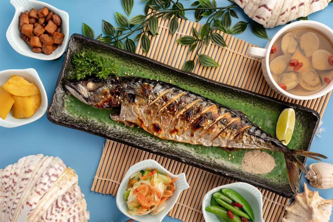 烤鯖魚套餐