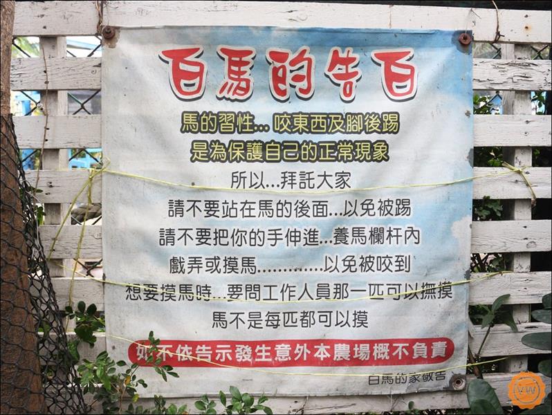 一些與馬互動時的注意事項，特別要注意的是，可千萬別站在馬的後面哦！