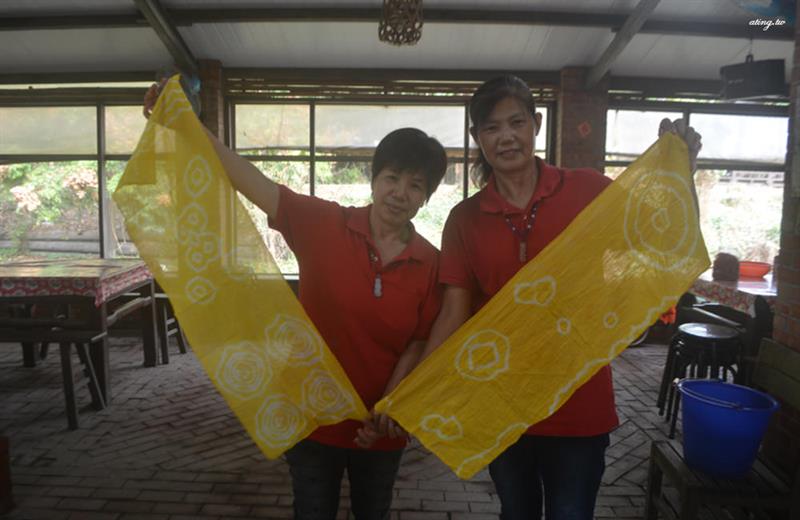 薑黃染布DIY體驗。