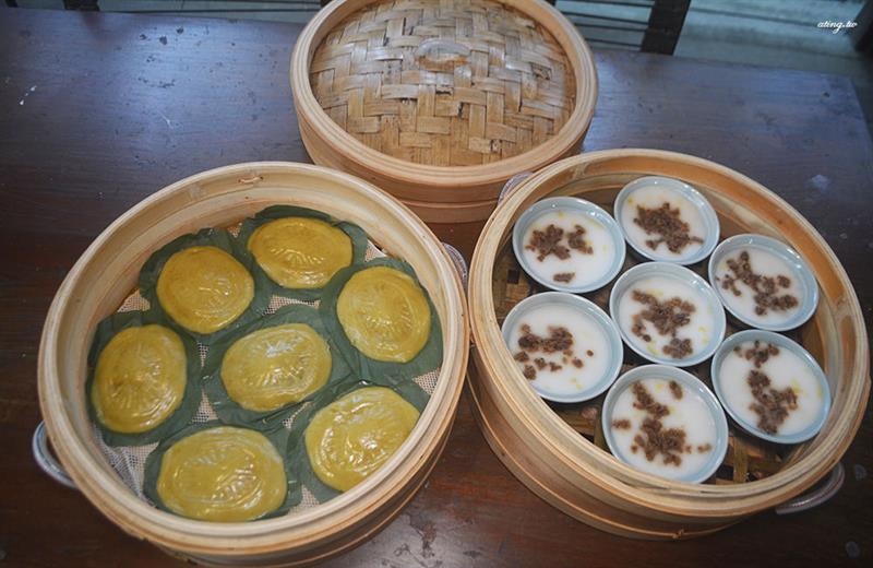 農場種的薑黃製成黃帝粿及碗粿、米苔目等米食的DIY體驗活動。