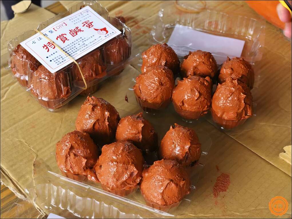 而且當天體驗的鹹蛋還可以帶回家！