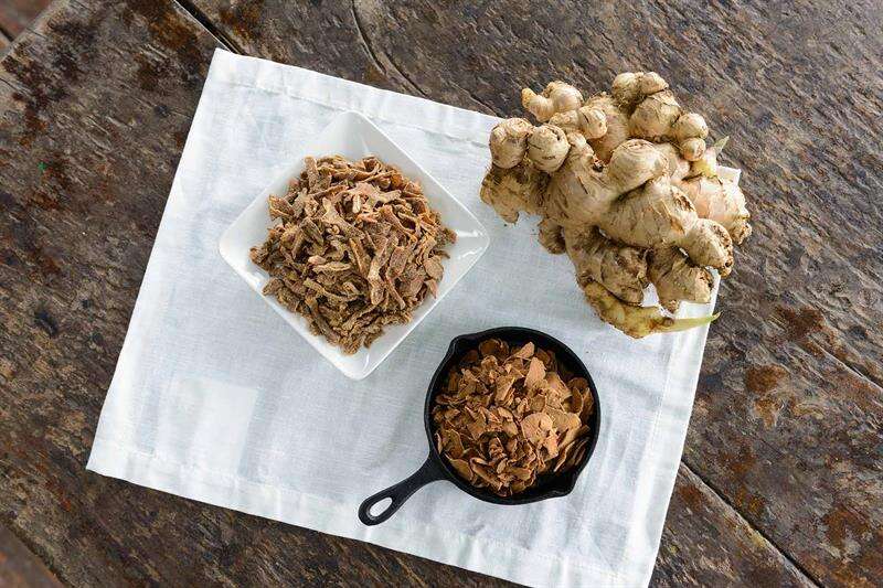 薑麻園休閒農業區的招牌產品，炒脆薑。