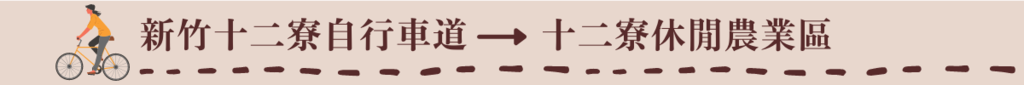 標題:新竹十二寮自行車道-十二寮休閒農業區