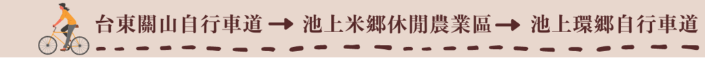 標題:台東關山自行車道-池上米鄉休閒農業區-池上環鄉自行車道
