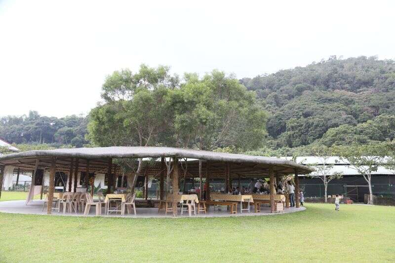 百菇莊有寬敞的戶外空間（台灣休閒農業協會提供）