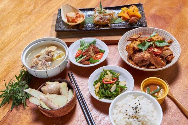 雲也居一的香薑雞套餐