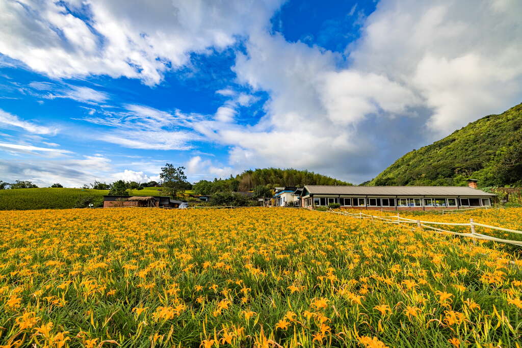 赤科山的田園景觀頗有歐洲風采