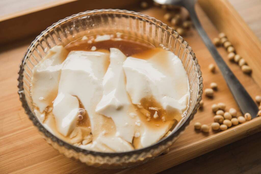 涼夏的豆花甜品（穿龍老屋豆腐坊提供）