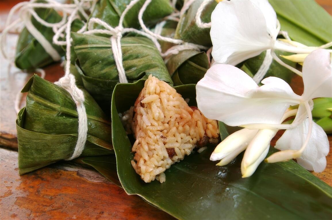 野薑花肉粽
