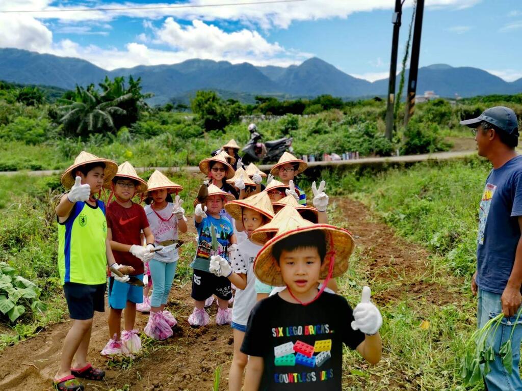 小農夫體驗挖地瓜、拔蘿蔔