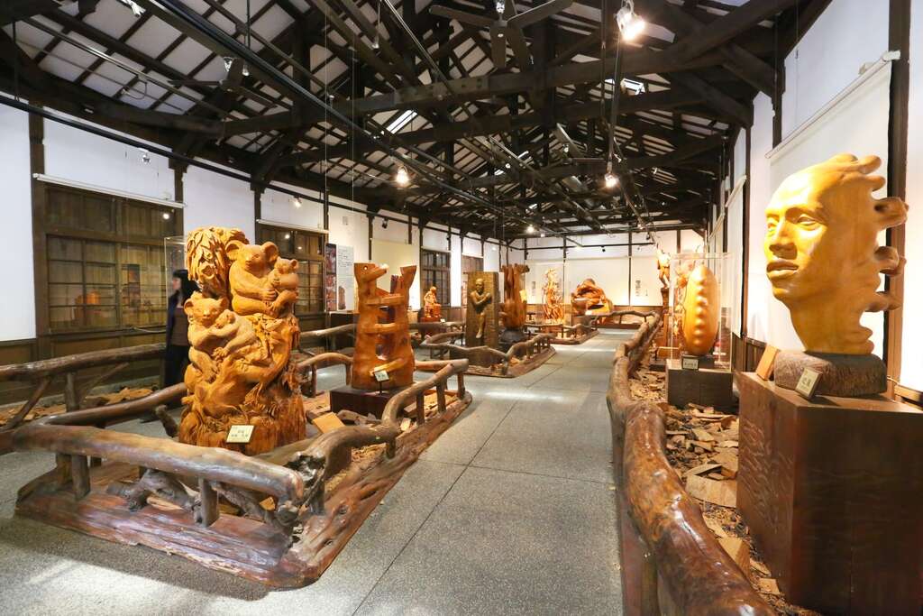 林田山修復過去的房舍作為展示館