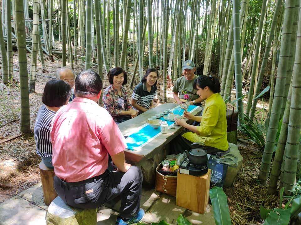 瑞茗祥的夢幻竹林茶席