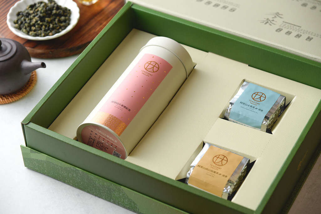 林韻茶園推出的精緻禮盒（林韻茶園提供）