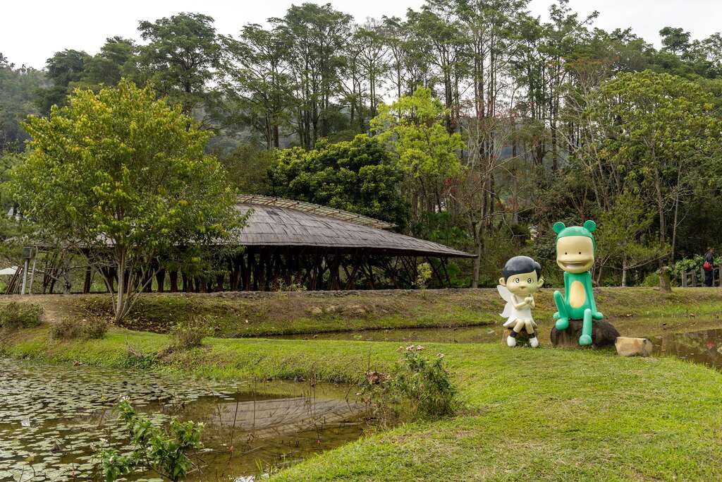 桃米休閒農業區的一片草皮