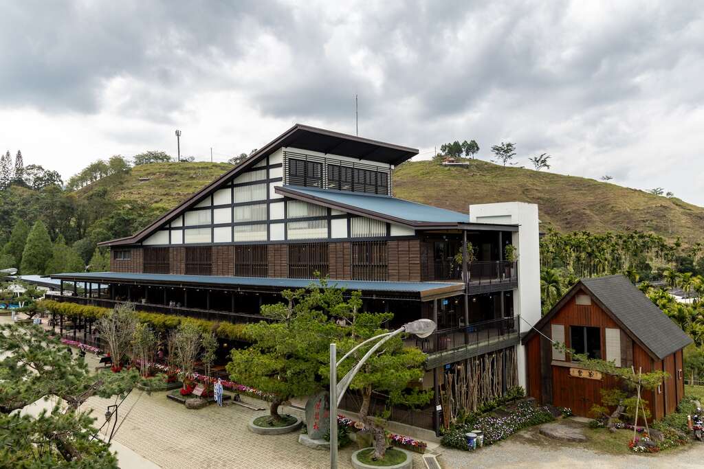 Hohocha喝喝茶觀光工廠的外觀