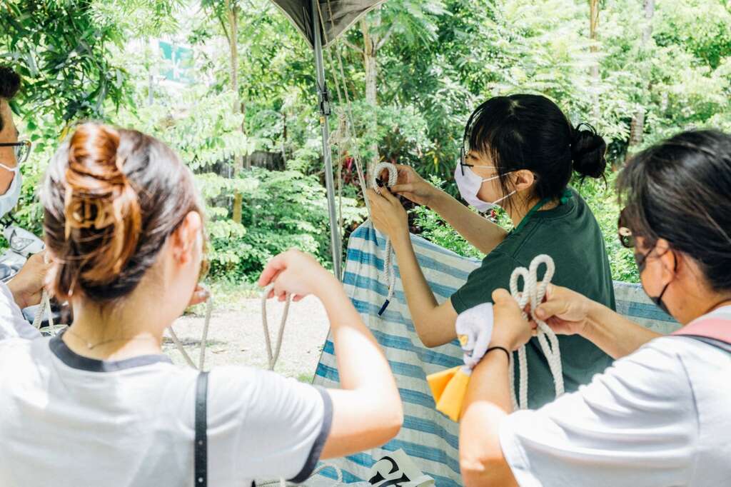 繩結運用體驗_圖片取自噍吧哖事件紀念園區