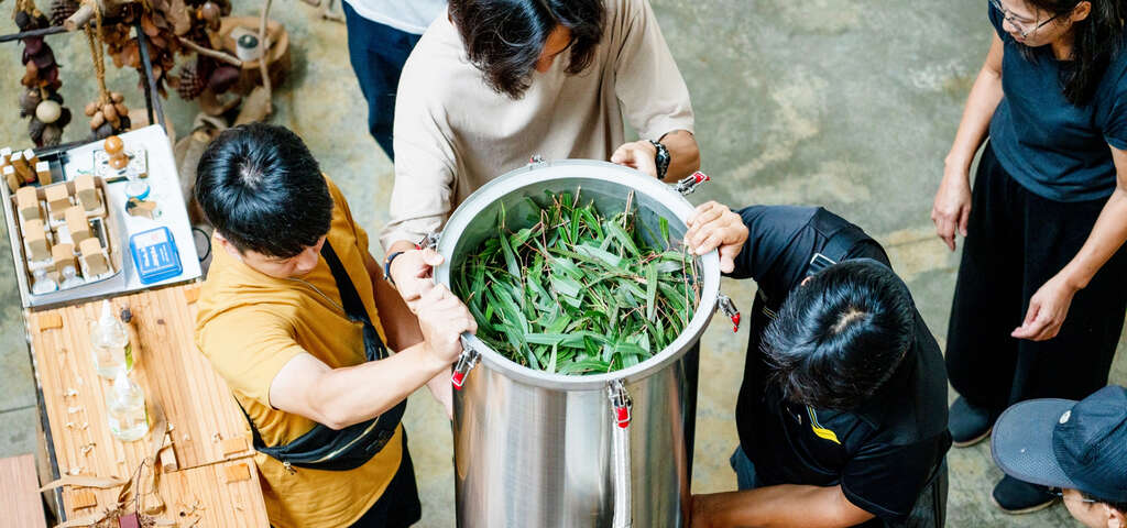 03園區內的精油純露調製體驗，探索植物的自然魅力。_圖片取自農遊超市