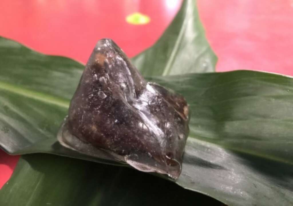 花泉田園美食坊-野薑紅豆水晶粽