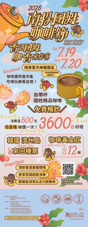 2025南投國姓咖啡節活動資訊