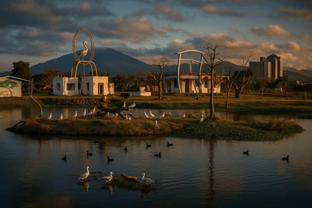 亞馬遜生態休閒農場_湖面