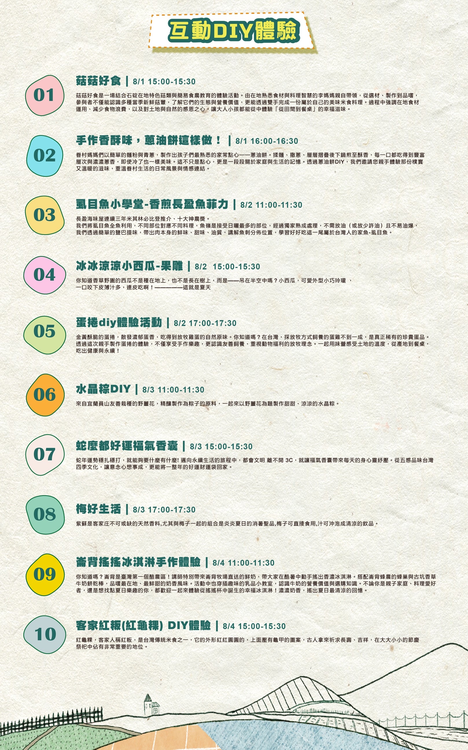 2025台灣美食展-臺灣農業館｜跟著味道去旅行_互動DIY體驗