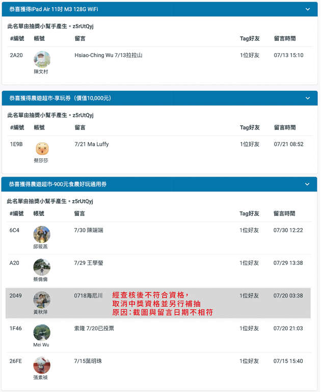 觀光亮點抽獎名單_工作區域 1 複本